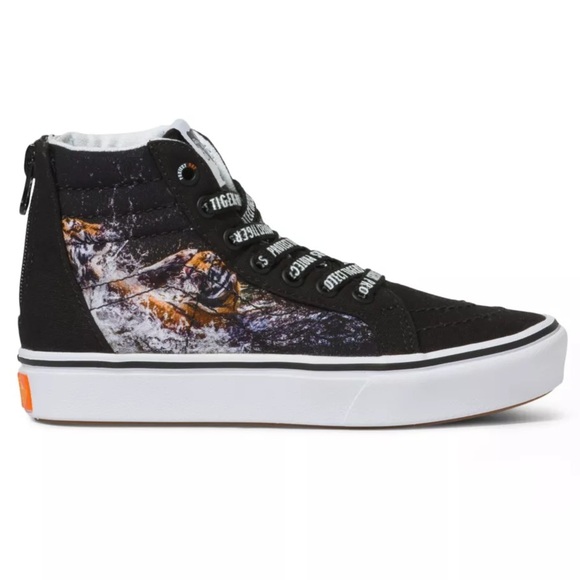 VANS X PROJECT CAT KIDS COMFYCUSH SK8-HI ZIP | NEW in BOX/NWT!!👟🖤 - Picture 4 of 7
